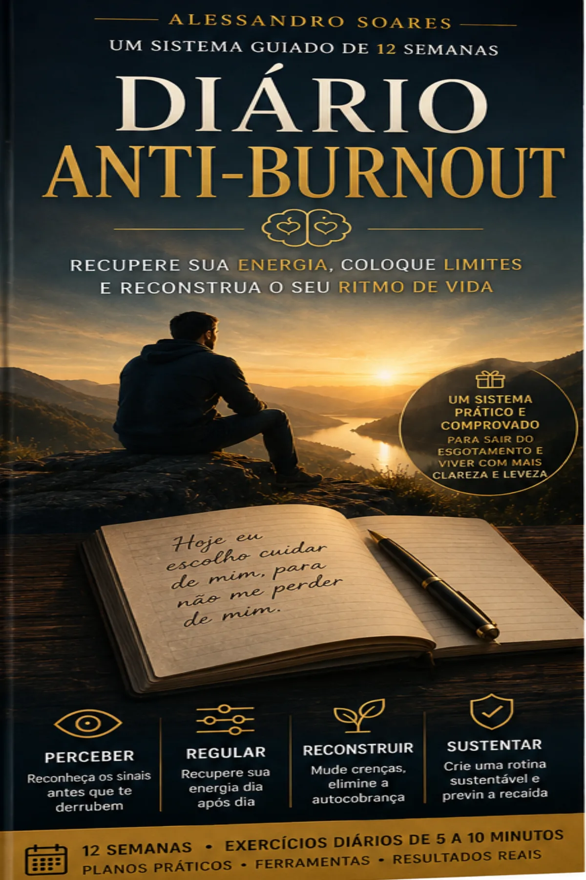 Capa de Diario Anti-Burnout